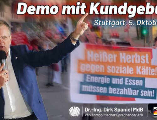Kundgebung in Stuttgart – Rede zur Energiekrise