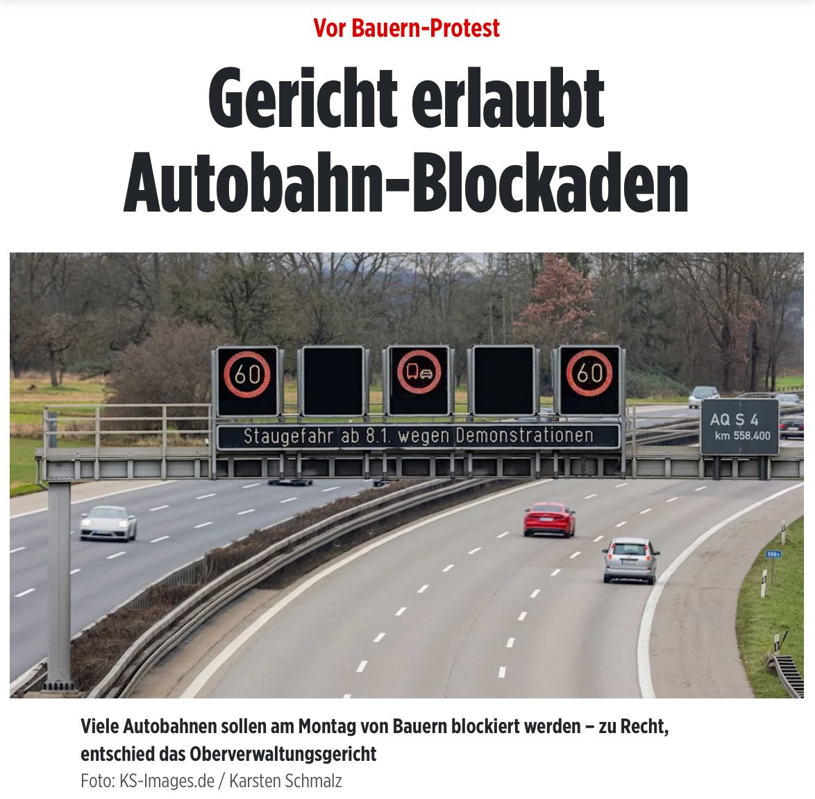 Dürfen Die Bauern Landesweit Autobahn-Auffahrten Blockieren? – Dr. Dirk ...